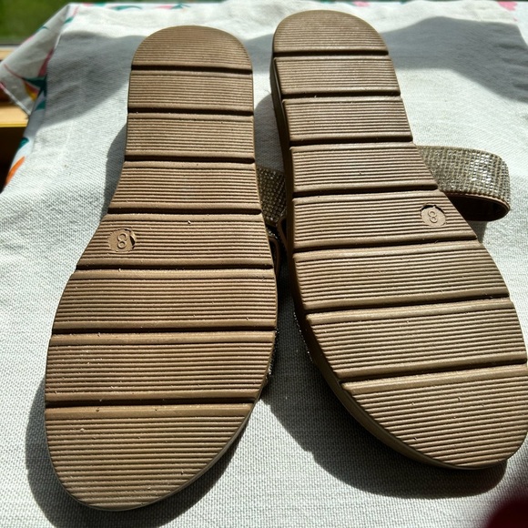 Madden Girl - Adult Brown Sandals with Silver Accents-size 8 - Picture 3 of 4